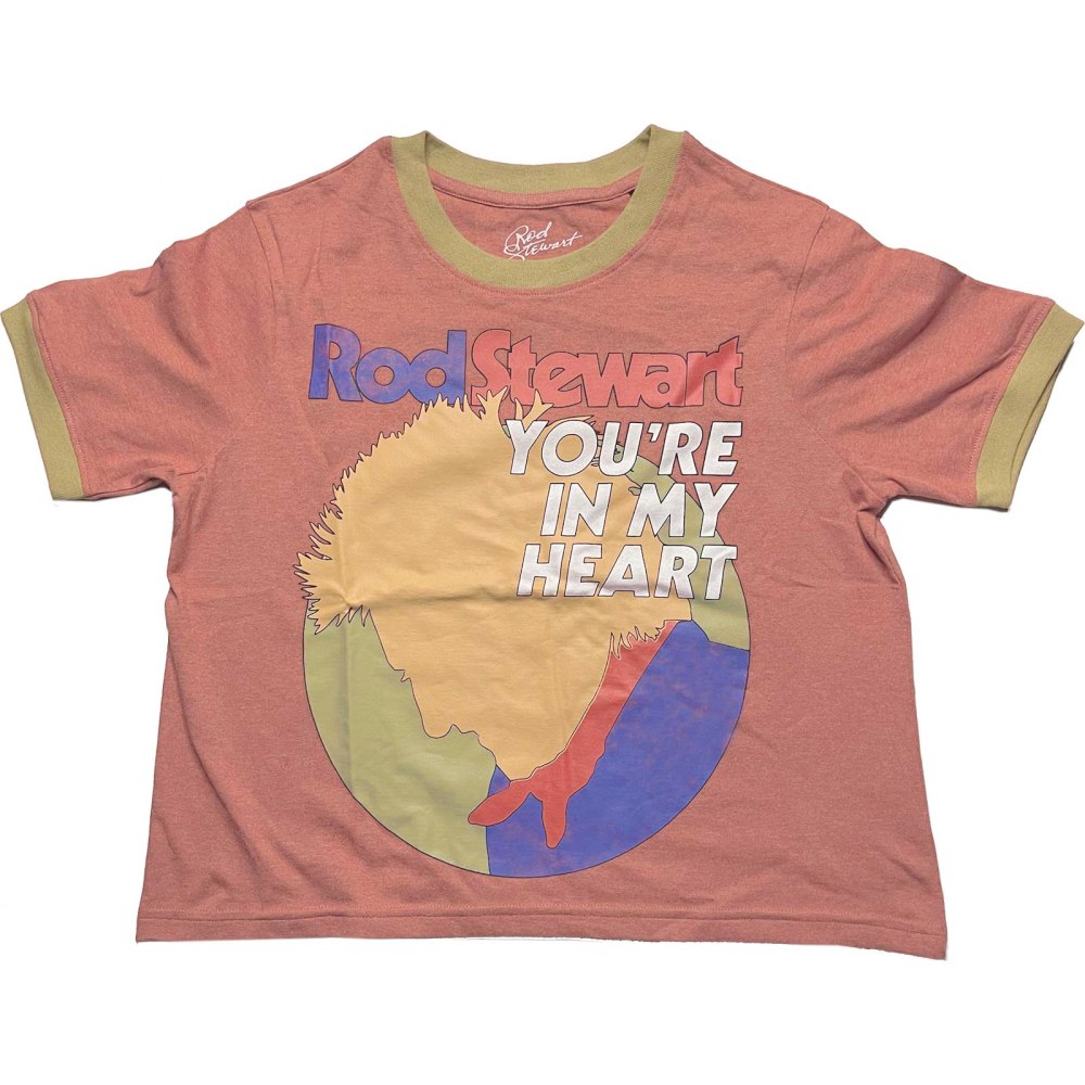Rod Stewart - In My Heart Crop top - Orange/Yellow